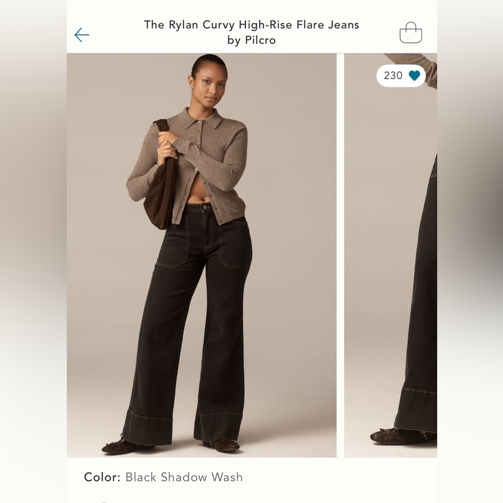 Pilcro Black Rylan Jeans